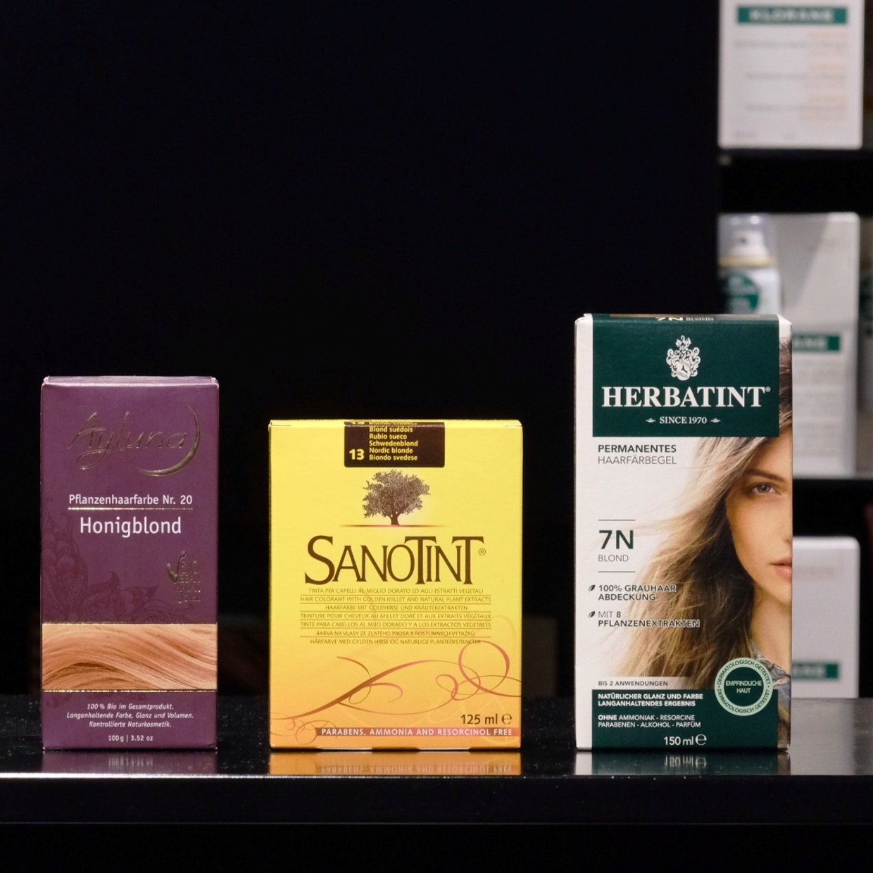 Naturhaarfarben von Ayluna, Herbatint und Sanotint